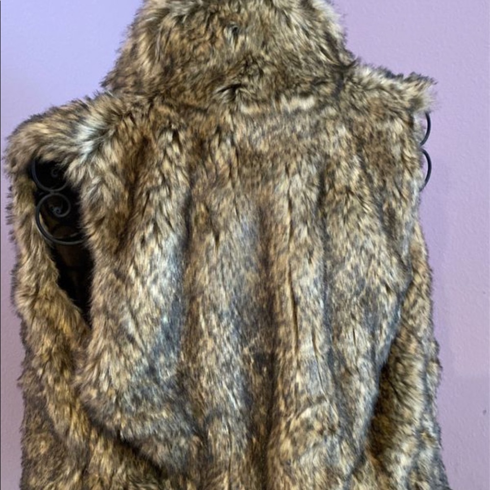 Abercrombie and Fitch faux fur vest